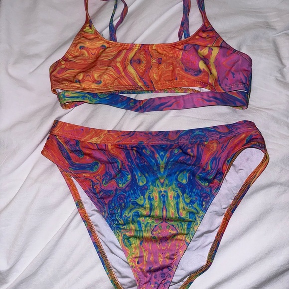 Iheartraves mind melter uv reflective rainbow set - Picture 1 of 5